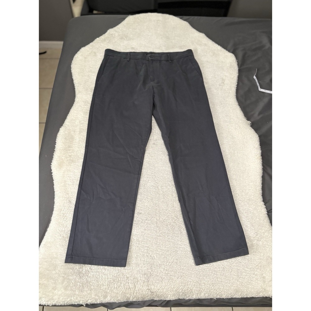 Banana Republic Men's‎ Straight Gray Chino Pants Size 36x30 Trousers Stretch